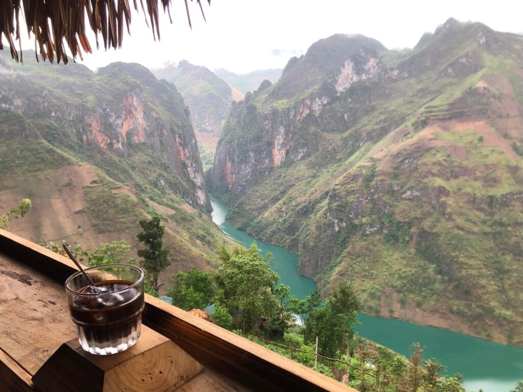 Enjoy a cup of coffee with a million-dollar view