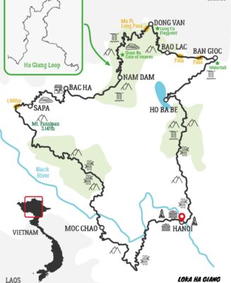 ha giang loop map 1